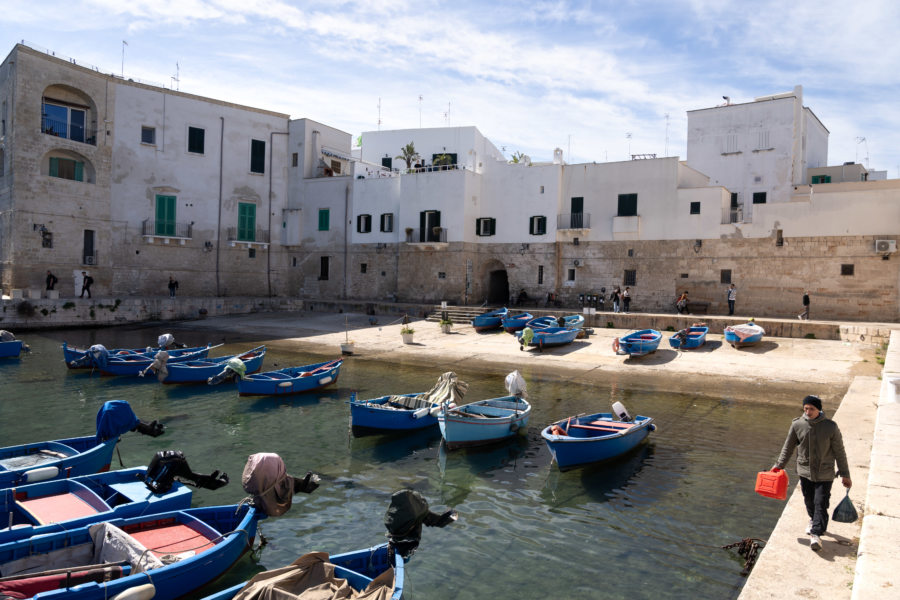 Port antique de Monopoli, Pouilles, Italie