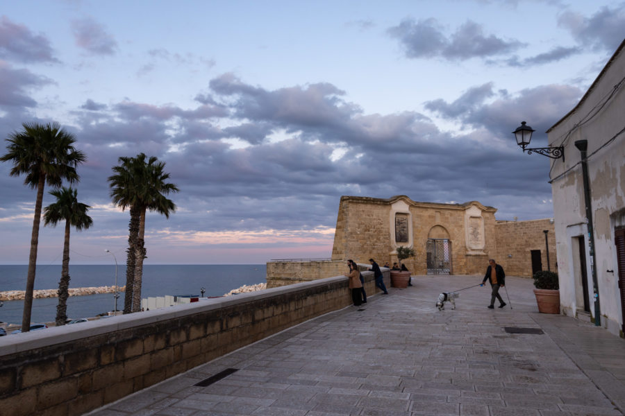 Visite des remparts de Bari au coucher du soleil