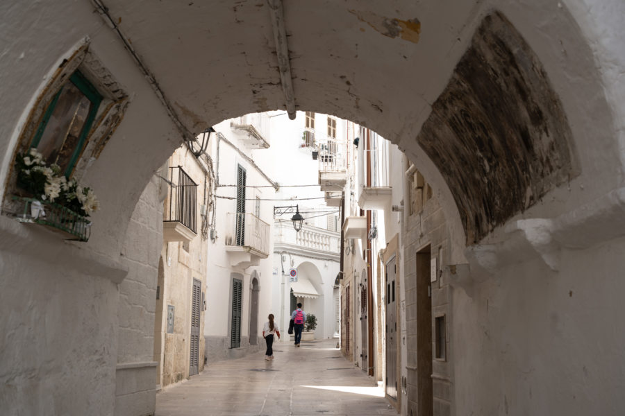 Visite de Monopoli dans les Pouilles, Italie