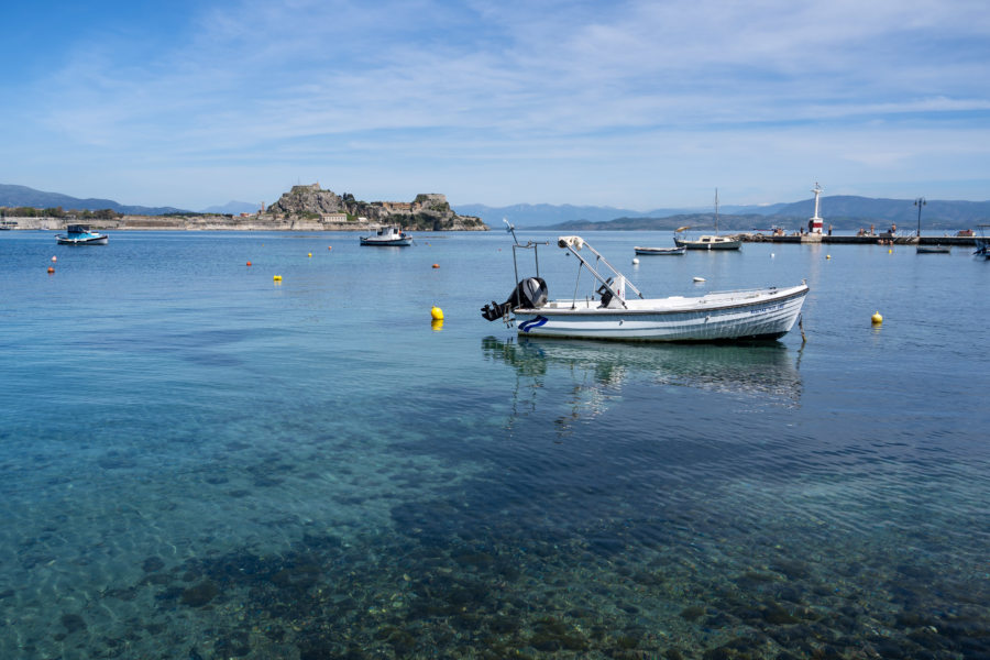 Baie de Corfou au sud de Kerkyra