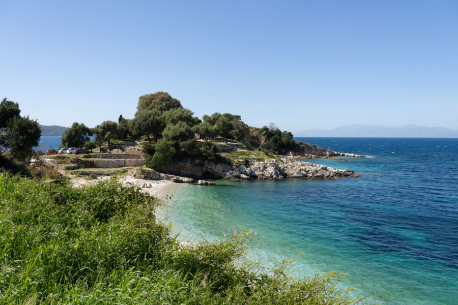 Pipitou, plage à Kassiopi, Corfou