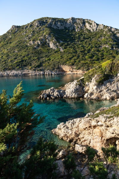 Plage de Porto Timoni à Corfou