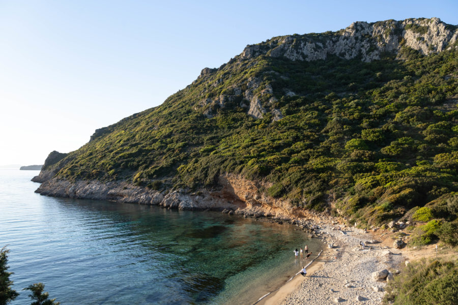 Plage de Porto Timoni à Corfou, Grèce