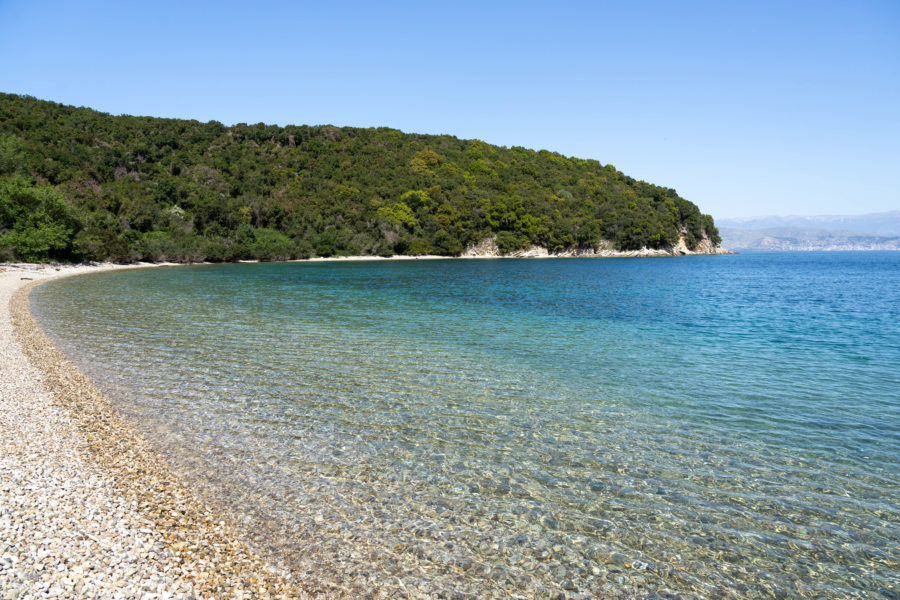 Plage d'Arias sur l'île de Corfou