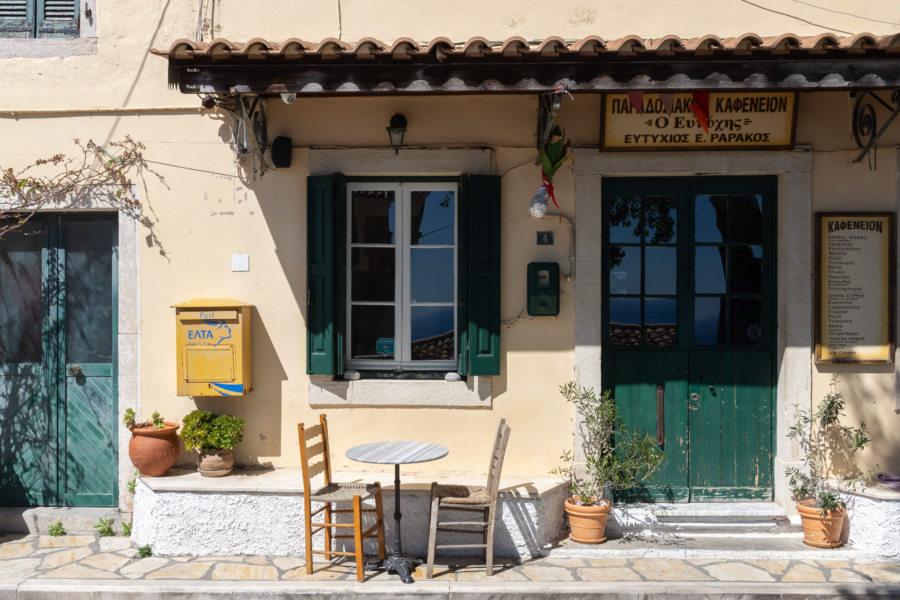 Village de Lakones à Corfou