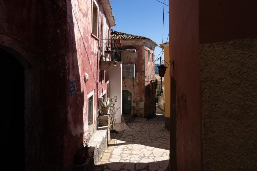 Visite du village de Lakones à Corfou, Grèce