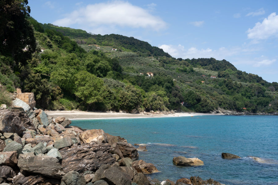 Plage de Plaka à Agios Ioannis, Pélion