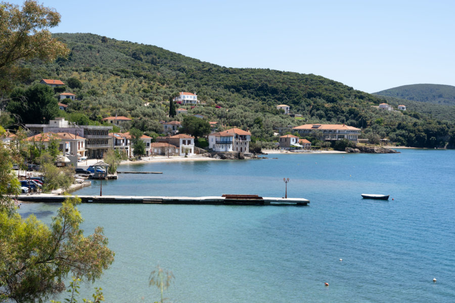 Village de Chorto en bord de mer, Pélion, Grèce