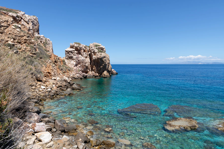 Crique de Poulati sur l'île de Sifnos