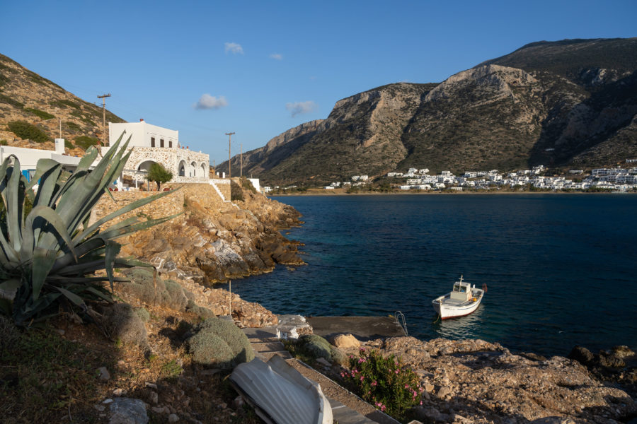 Paysages sur l'île de Sifnos : baie de Kamares