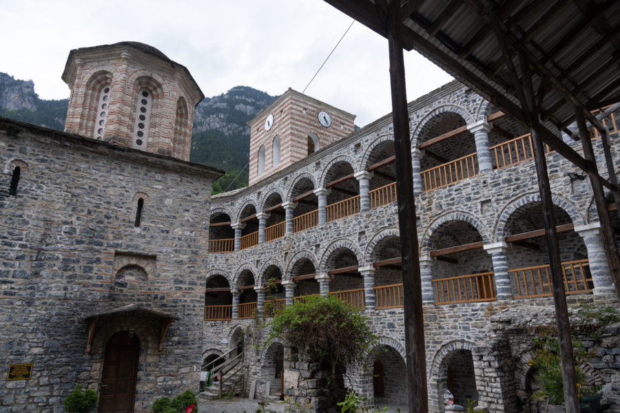 Monastère Saint-Dionysos, Mont Olympe, Grèce