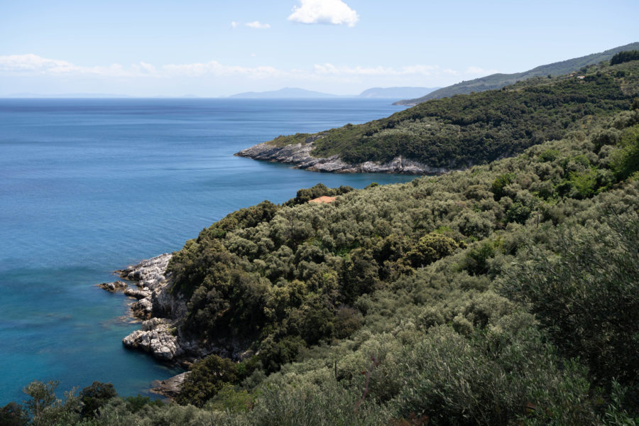 Paysages du Pélion en Grèce : randonnée vers Milopotamos