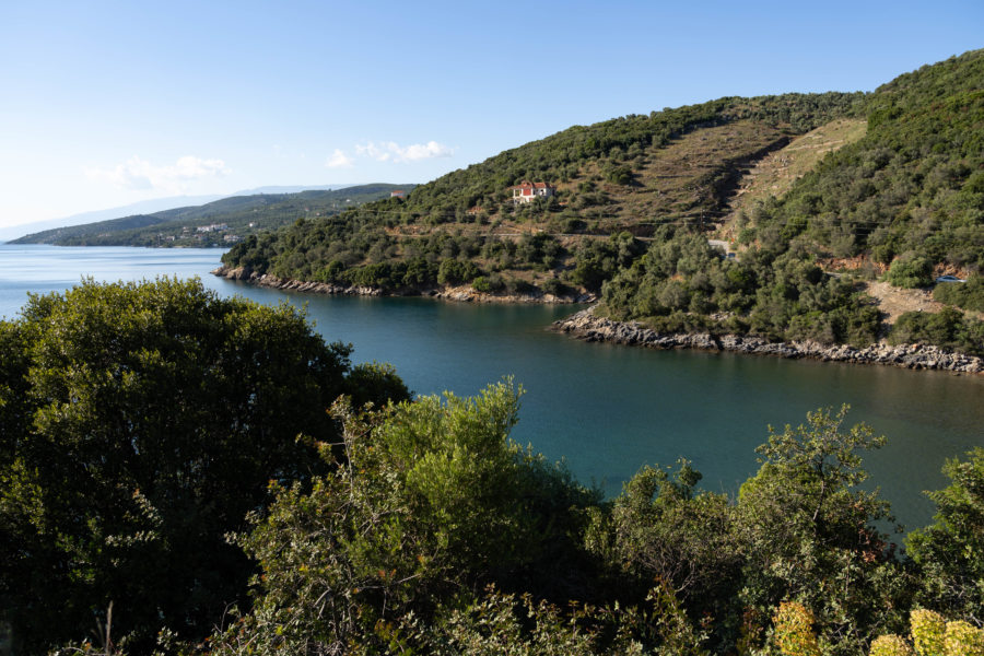 Paysage entre Chorto et Milina