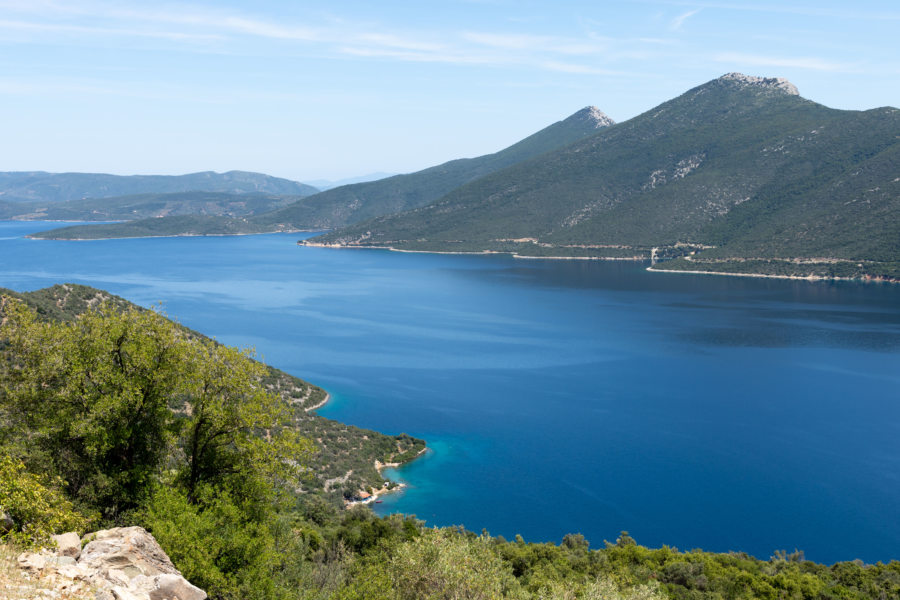 Paysage de Trikeri au sud du Pélion