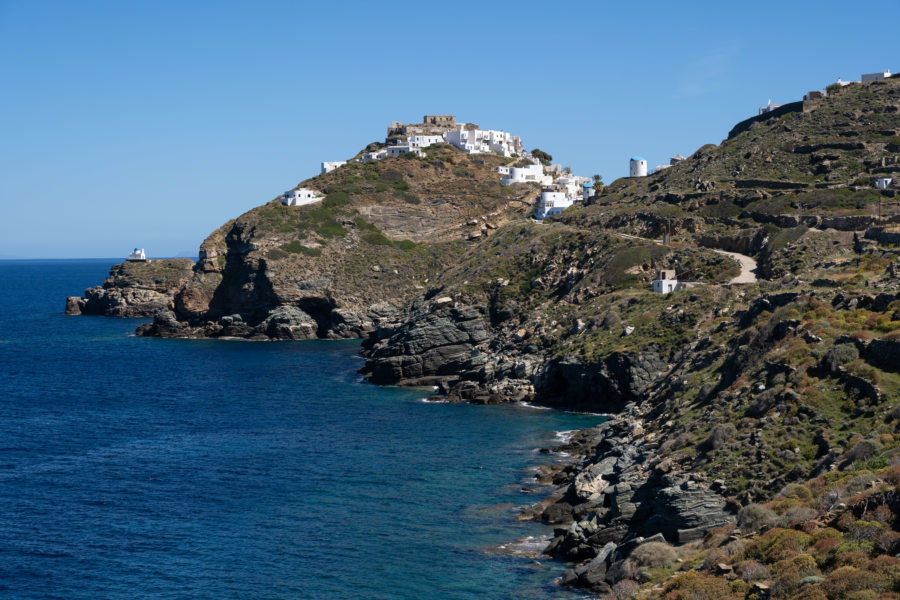 Randonnée entre Artemonas et Kastro sur l'île de Sifnos