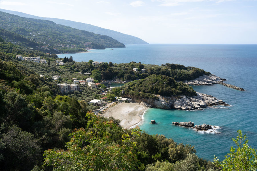 Randonnée au-dessus de Damouchari, visite du Pélion