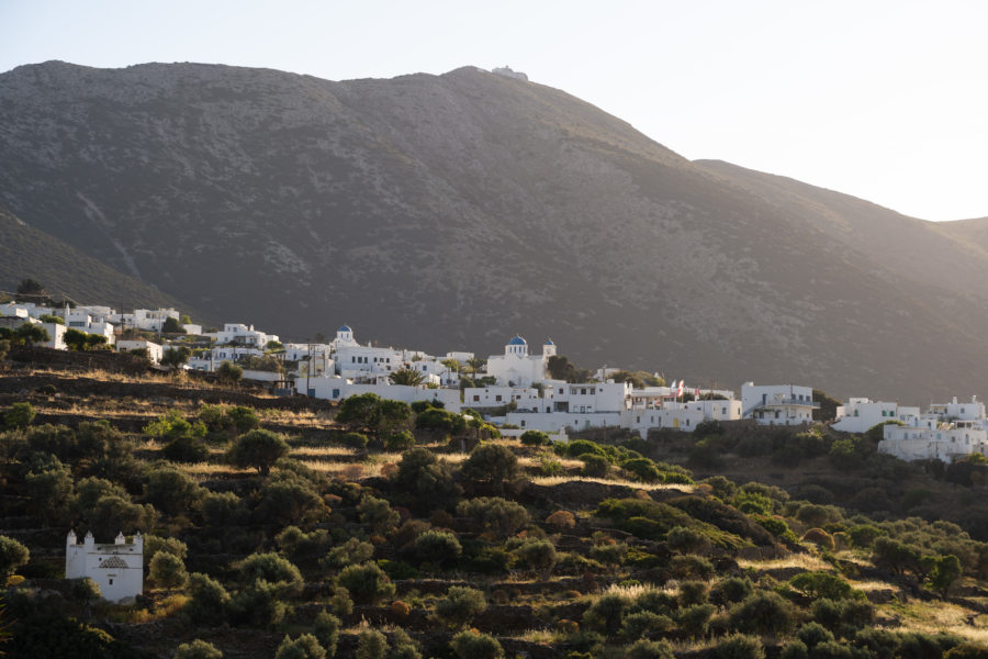 Randonnée entre Apollonia et Kastro sur l'île de Sifnos