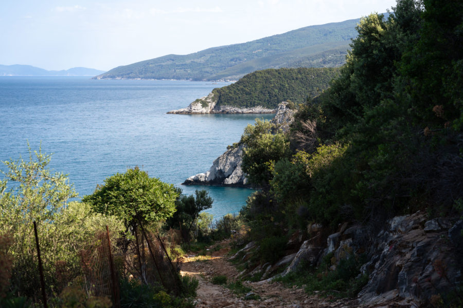 Randonnée dans le Pélion entre Damouchari et Fakistra