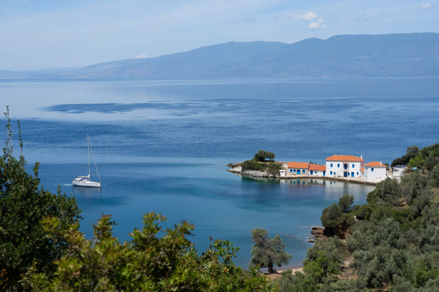 Plage de Tzasteni, voyage dans le Pélion en Grèce