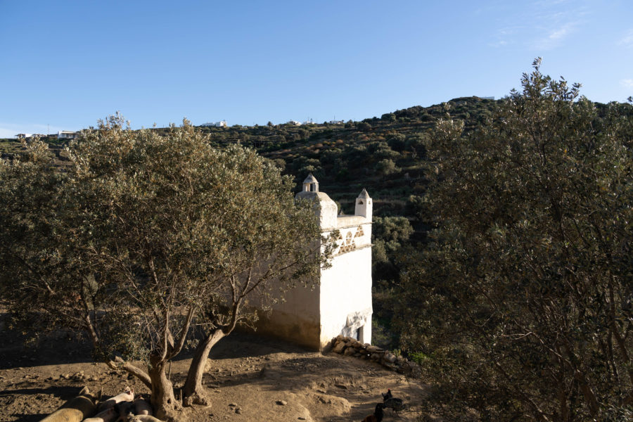 Vieux pigeonnier sur l'île de Sifnos, randonnée depuis Kastro