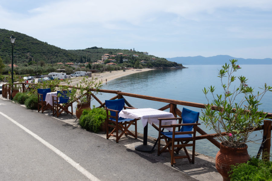 Village d'Afissos dans le Pélion, Grèce