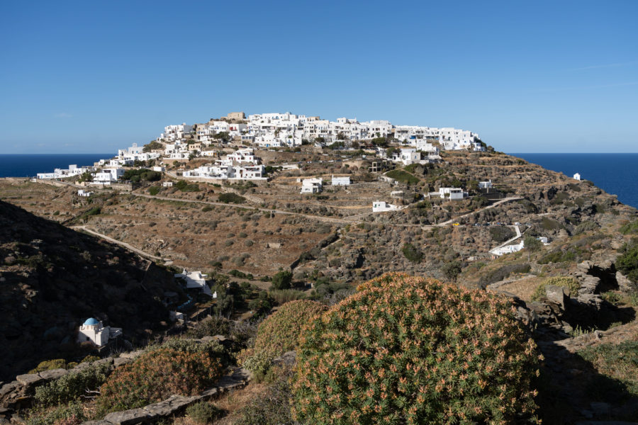 Village de Kastro sur la colline, île de Sifnos