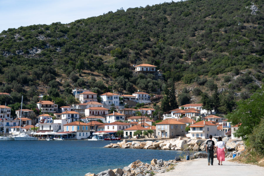 Visite de la plage d'Agia Kiriaki dans le Pélion