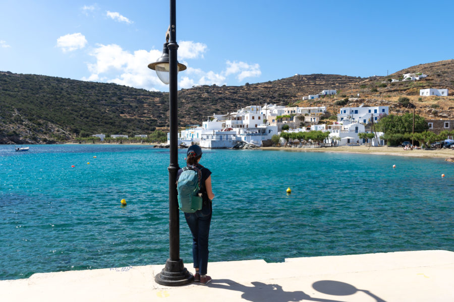 Visite du village de Faros sur l'île de Sifnos en Grèce