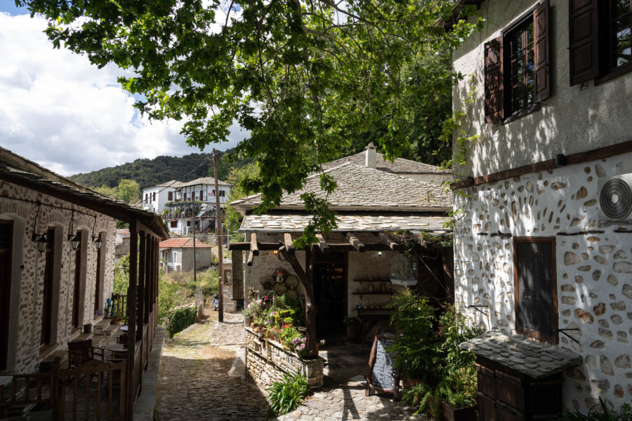 Visite du village de Vizitsa en Grèce