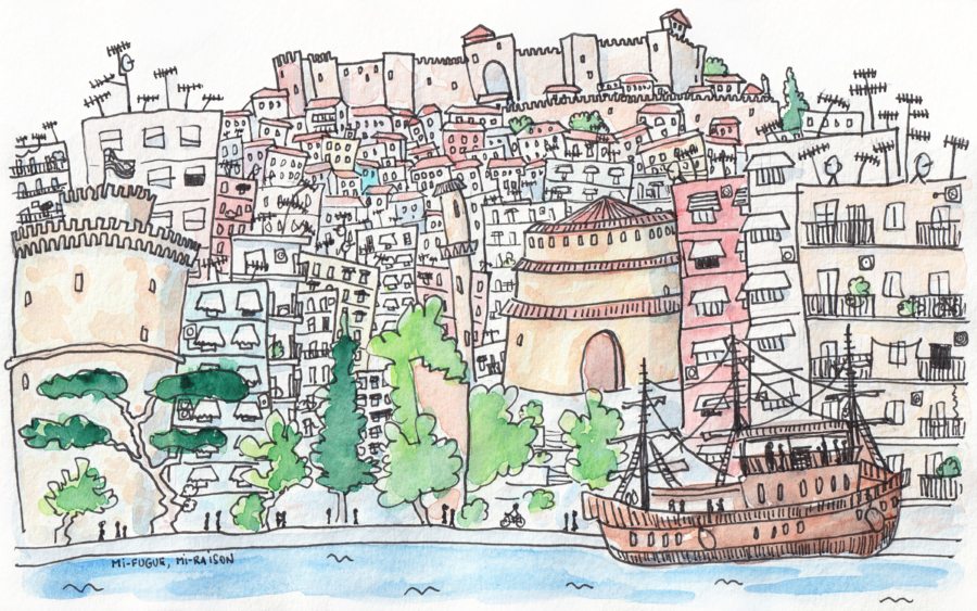 Dessin de Thessalonique