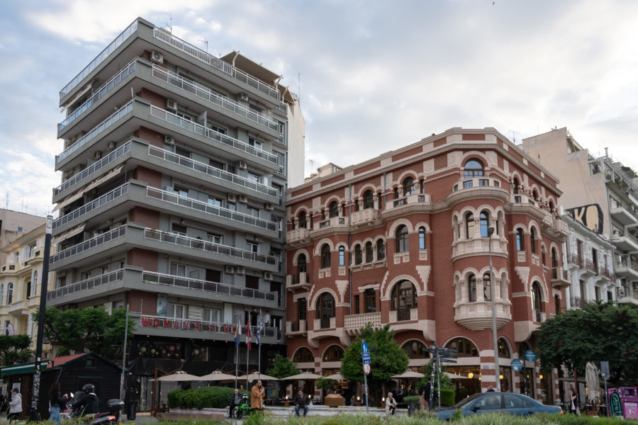 Architecture du centre-ville de Thessalonique en Grèce