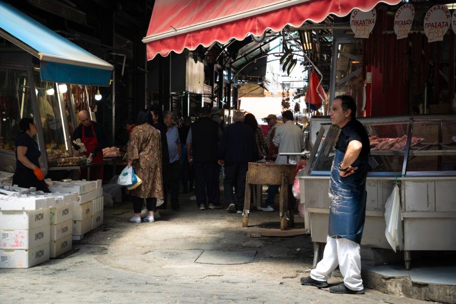 Kapani market à Thessalonique