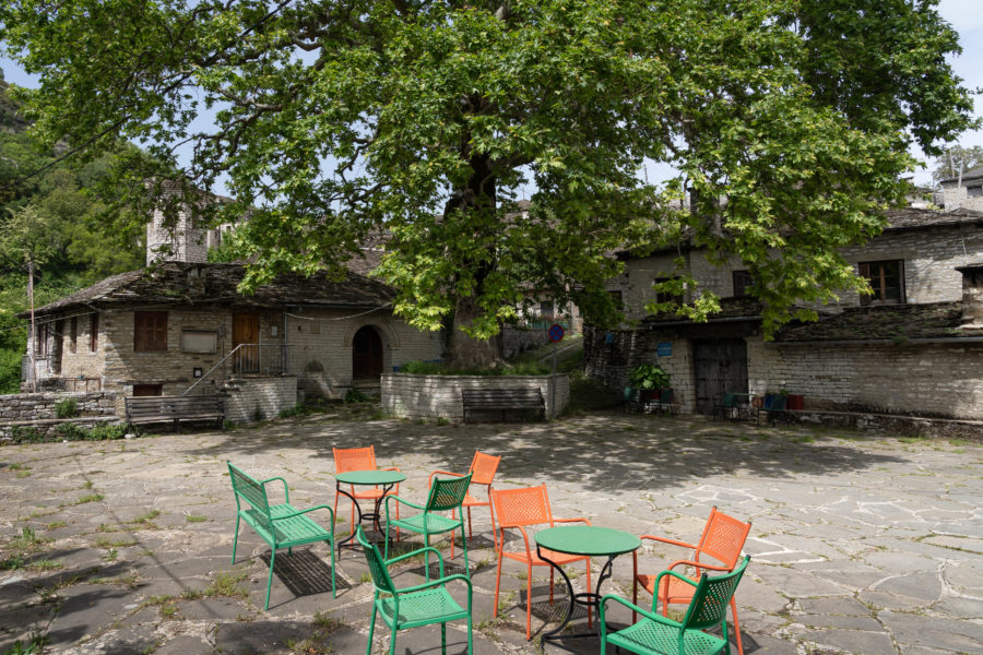 Terrasse de café à Kapesovo