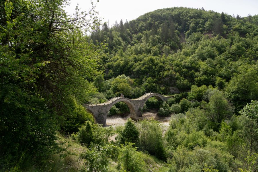 Pont de Milos à Kipoi, Grèce