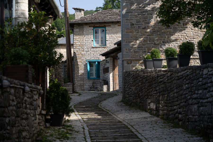 Village de Monodendri en Epire, Zagori, Grèce