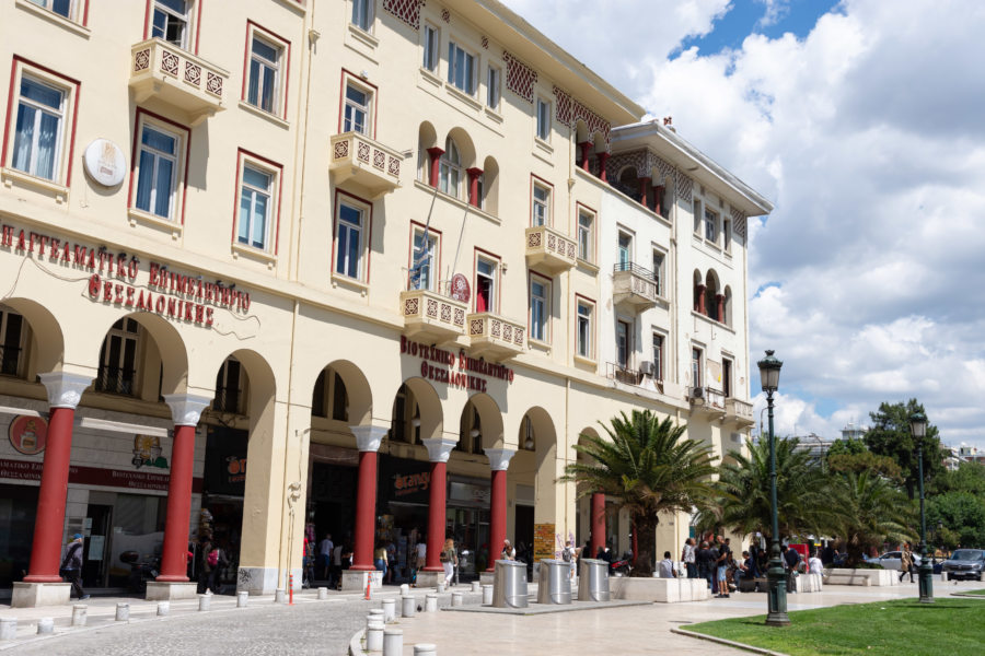 Place Aristote, Ville de Thessalonique en Grèce