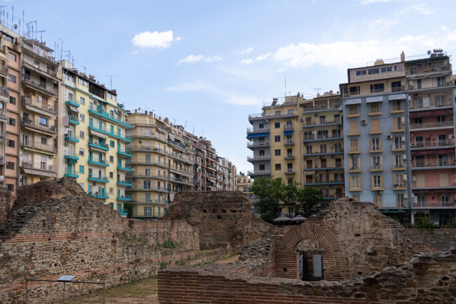 Ruines du palais de Galère à Thessalonique