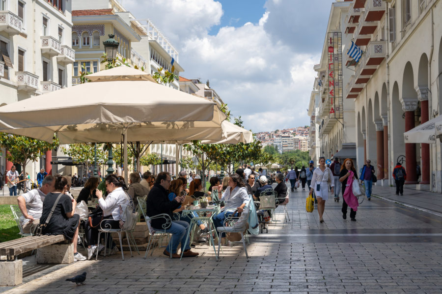 Place Aristote à Thessalonique en Grèce