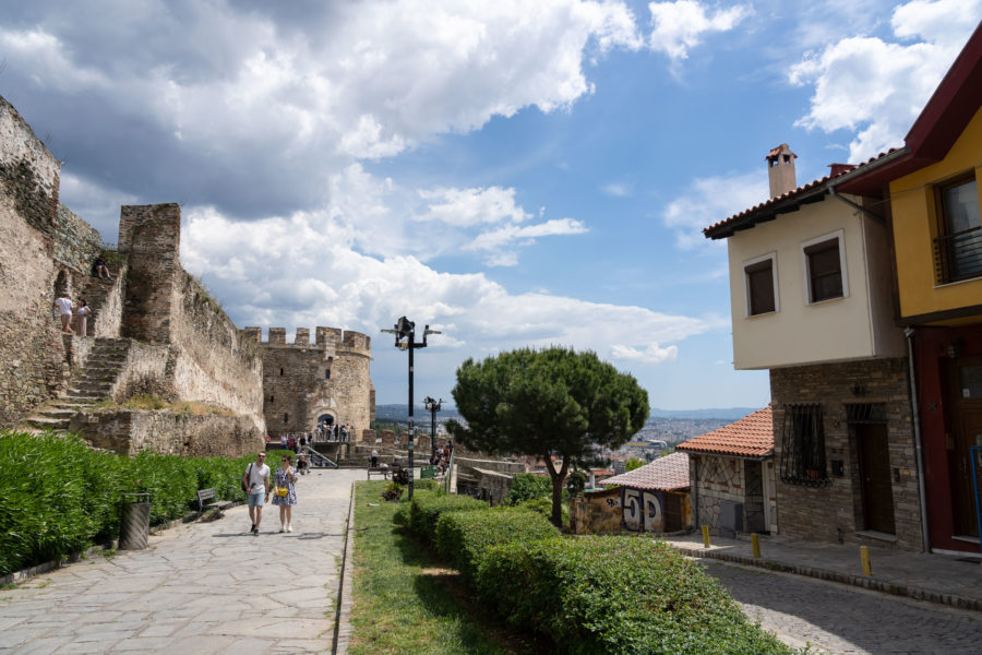 Tour du Trigonion, visite de Thessalonique