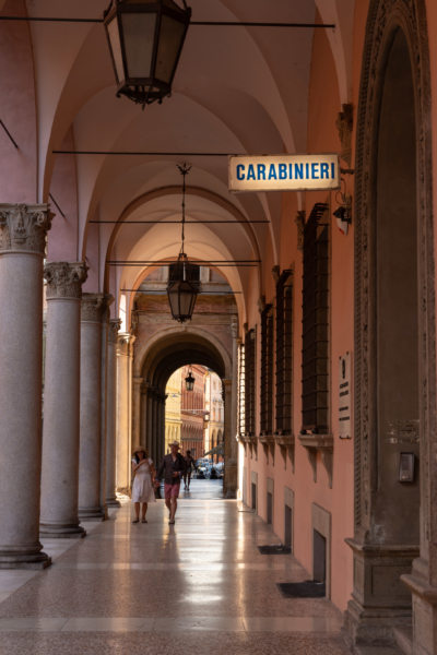 Arcades à Bologne, Italie