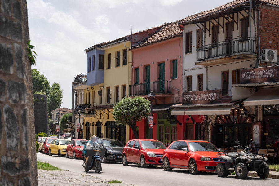 Maisons colorées à Ioannina en Grèce