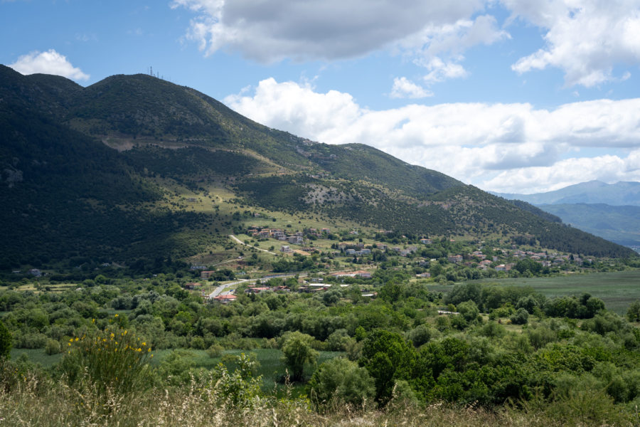 Paysages de collines autour de Perama et Ioannina en Grèce continentale