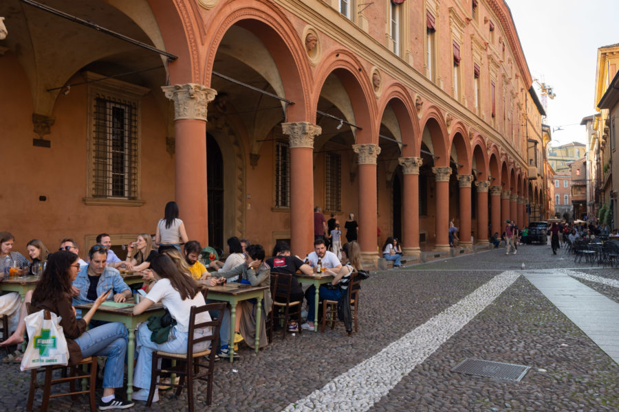 Piazza Santo Stefano à Bologne, Italie