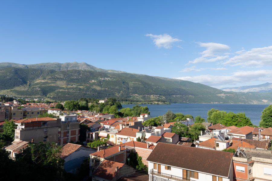 Vue sur la ville de Ioannina et le lac Pamvotis