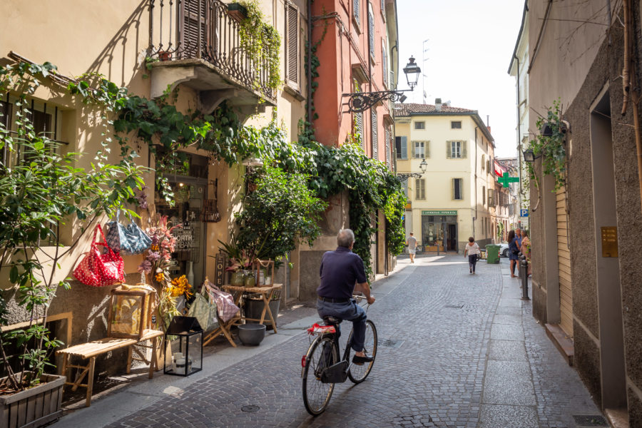 Voyage à Parme en Italie : passant à vélo